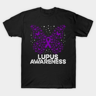 Lupus Awareness Lupus Butterfly T-Shirt